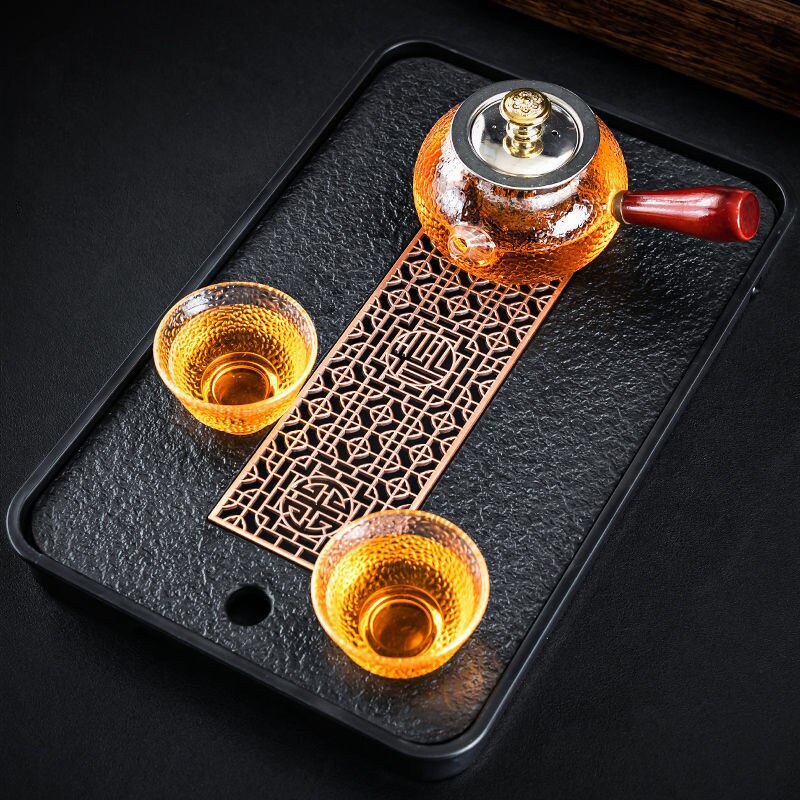 Light Luxury Tea Table Tray High Quality Chinese Tea Tray Tea Set Board Drainage Water Storage Tea Board-Health Wisdom™
