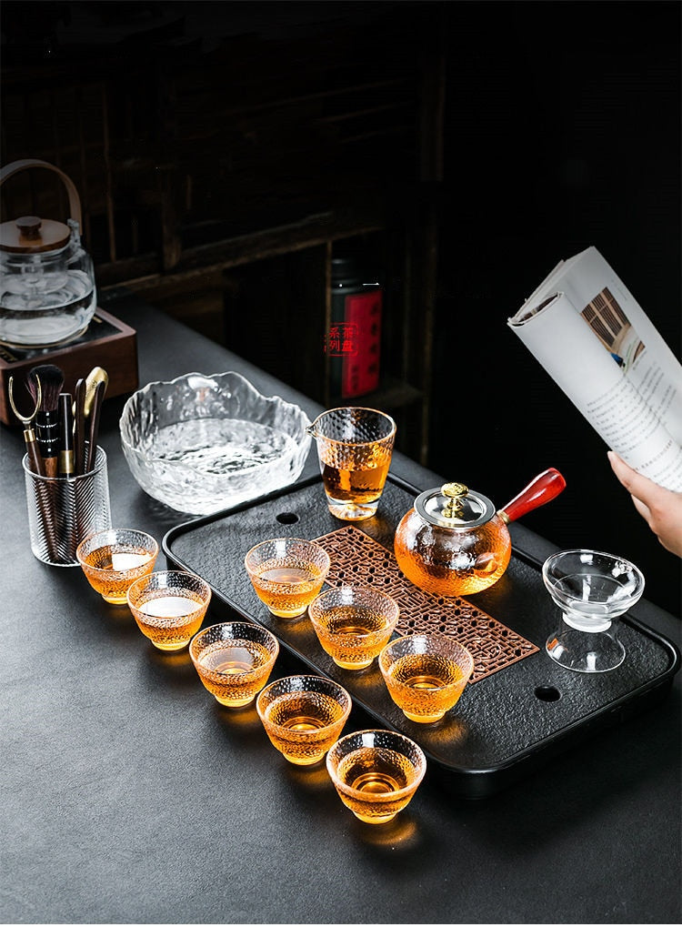 Light Luxury Tea Table Tray High Quality Chinese Tea Tray Tea Set Board Drainage Water Storage Tea Board-Health Wisdom™