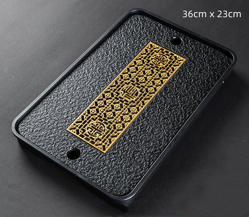 Light Luxury Tea Table Tray High Quality Chinese Tea Tray Tea Set Board Drainage Water Storage Tea Board-Health Wisdom™