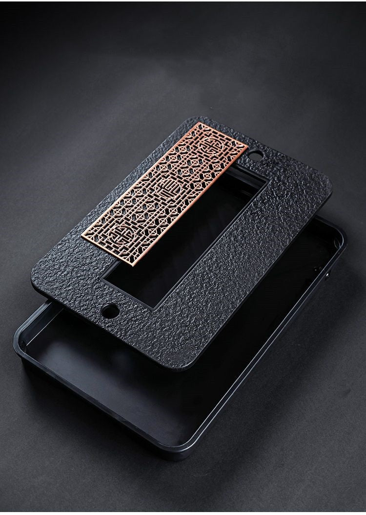 Light Luxury Tea Table Tray High Quality Chinese Tea Tray Tea Set Board Drainage Water Storage Tea Board-Health Wisdom™