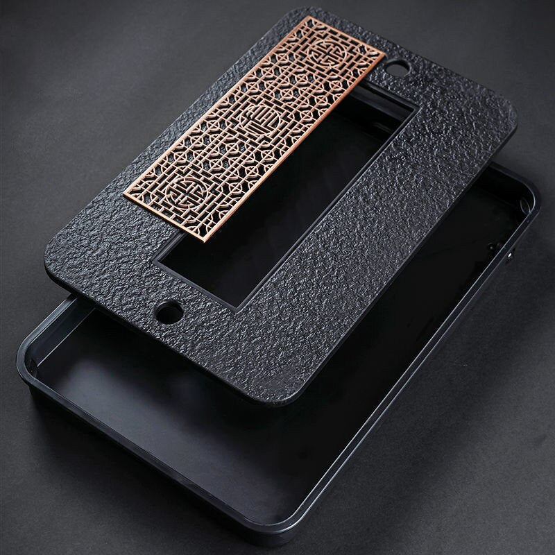 Light Luxury Tea Table Tray High Quality Chinese Tea Tray Tea Set Board Drainage Water Storage Tea Board-Health Wisdom™