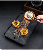 Light Luxury Tea Table Tray High Quality Chinese Tea Tray Tea Set Board Drainage Water Storage Tea Board-Health Wisdom™