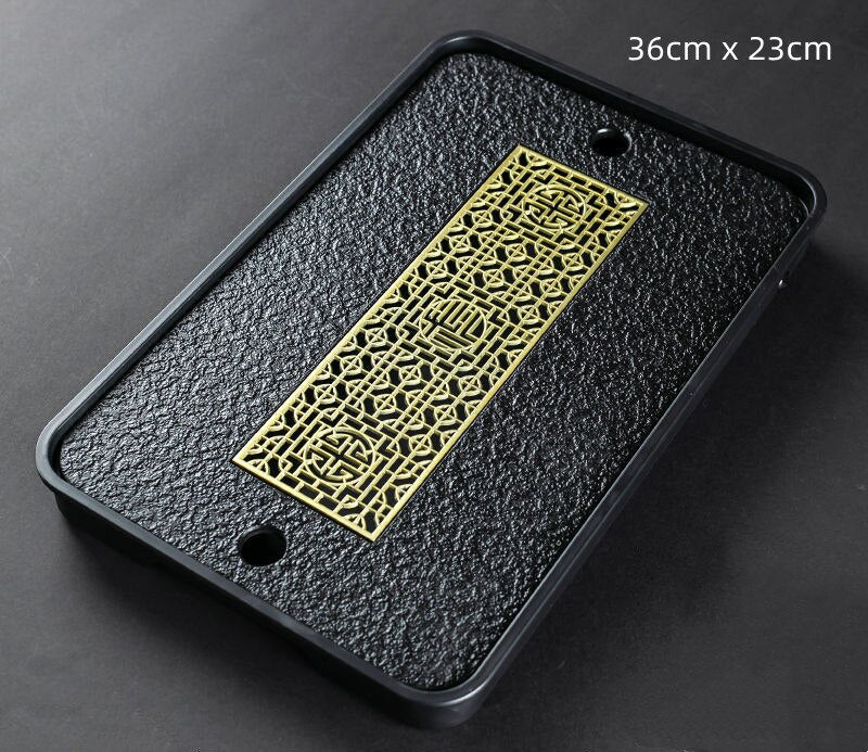 Light Luxury Tea Table Tray High Quality Chinese Tea Tray Tea Set Board Drainage Water Storage Tea Board-Health Wisdom™