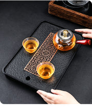Light Luxury Tea Table Tray High Quality Chinese Tea Tray Tea Set Board Drainage Water Storage Tea Board-Health Wisdom™