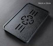 Light Luxury Tea Table Tray High Quality Chinese Tea Tray Tea Set Board Drainage Water Storage Tea Board-Health Wisdom™