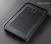 Light Luxury Tea Table Tray High Quality Chinese Tea Tray Tea Set Board Drainage Water Storage Tea Board-Health Wisdom™