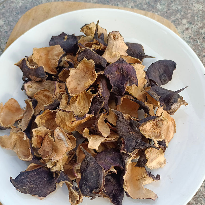 Ling Jiao Ke 菱角壳, Water Chestnut Shell, Water Calptrop Base Peel, Trapa Bispinosa, Gui Jian Chou-Health Wisdom™