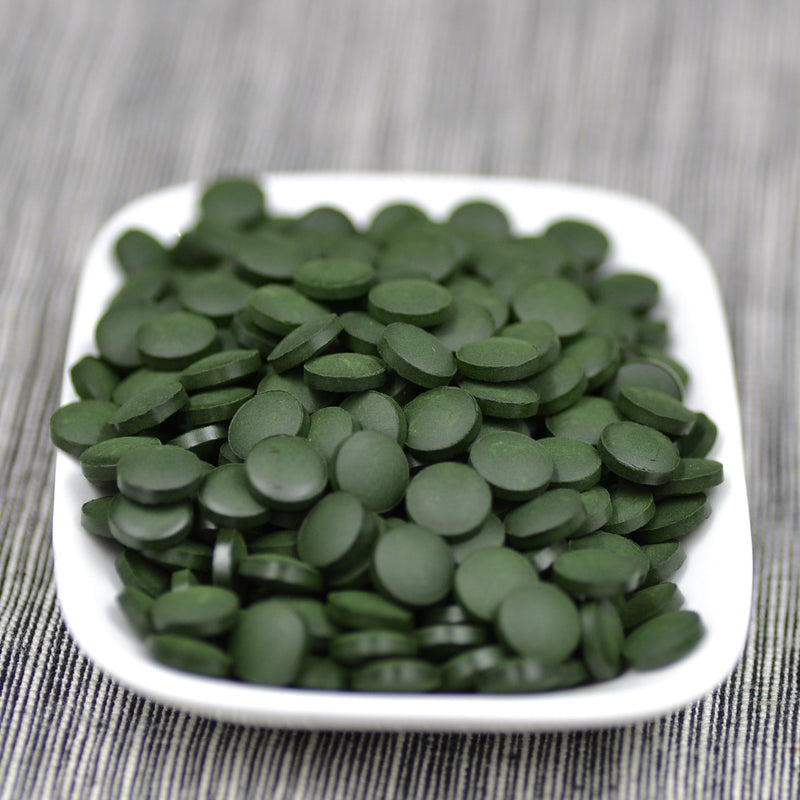Luo Xuan Zao Pian 螺旋藻片, Spirulina Platensis Powder Pills, Dried Sea Food Spirulina-Health Wisdom™