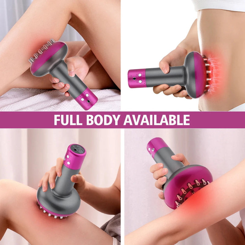 Lymphatic Drainage Machine Meridian Massage Brush Microcurrent Anti Cellulite Guasha Physiotherapy Apparatus Beauty Health-Health Wisdom™
