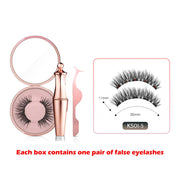 Magnetic Eyelashes Eyeliner Tweezer Set Natural False Lash Repeated Use 3D Mink Eyelashes Waterproof Liquid Eyeliner Makeup Tool-Health Wisdom™