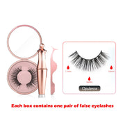 Magnetic Eyelashes Eyeliner Tweezer Set Natural False Lash Repeated Use 3D Mink Eyelashes Waterproof Liquid Eyeliner Makeup Tool-Health Wisdom™