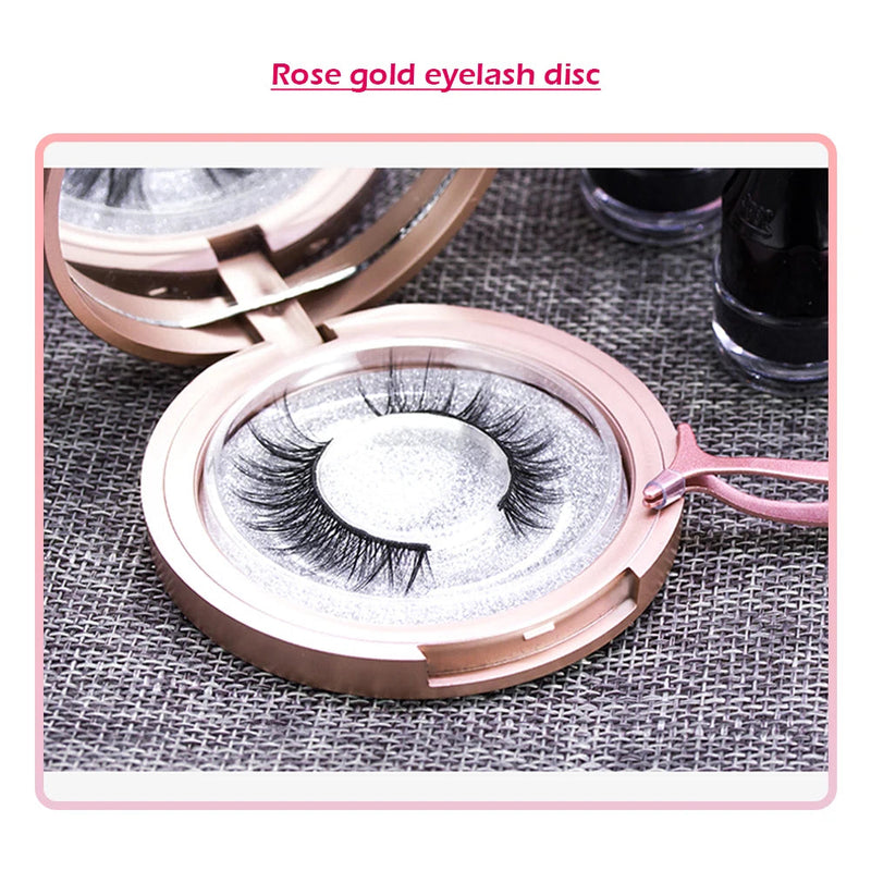Magnetic Eyelashes Eyeliner Tweezer Set Natural False Lash Repeated Use 3D Mink Eyelashes Waterproof Liquid Eyeliner Makeup Tool-Health Wisdom™