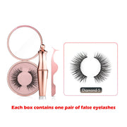 Magnetic Eyelashes Eyeliner Tweezer Set Natural False Lash Repeated Use 3D Mink Eyelashes Waterproof Liquid Eyeliner Makeup Tool-Health Wisdom™