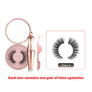 Magnetic Eyelashes Eyeliner Tweezer Set Natural False Lash Repeated Use 3D Mink Eyelashes Waterproof Liquid Eyeliner Makeup Tool-Health Wisdom™