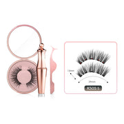 Magnetic False Eyelashes No Glue Full Eye 5 Magnet Reusable Fake Eyelashes Natural Soft Eyelashes Extension Magnetic Eyelash Kit-Health Wisdom™