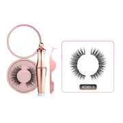 Magnetic False Eyelashes No Glue Full Eye 5 Magnet Reusable Fake Eyelashes Natural Soft Eyelashes Extension Magnetic Eyelash Kit-Health Wisdom™