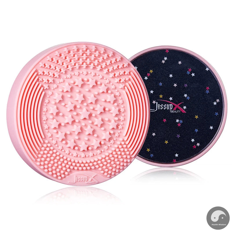 Makeup Brush Cleaner 2-in-1 Dry & Wet Silicone Washing Mat Sponge Remover Color from Brushes Cosmetic Cleaning Tools-Health Wisdom™