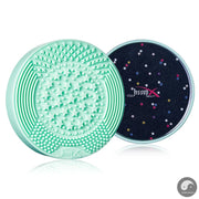 Makeup Brush Cleaner 2-in-1 Dry & Wet Silicone Washing Mat Sponge Remover Color from Brushes Cosmetic Cleaning Tools-Health Wisdom™