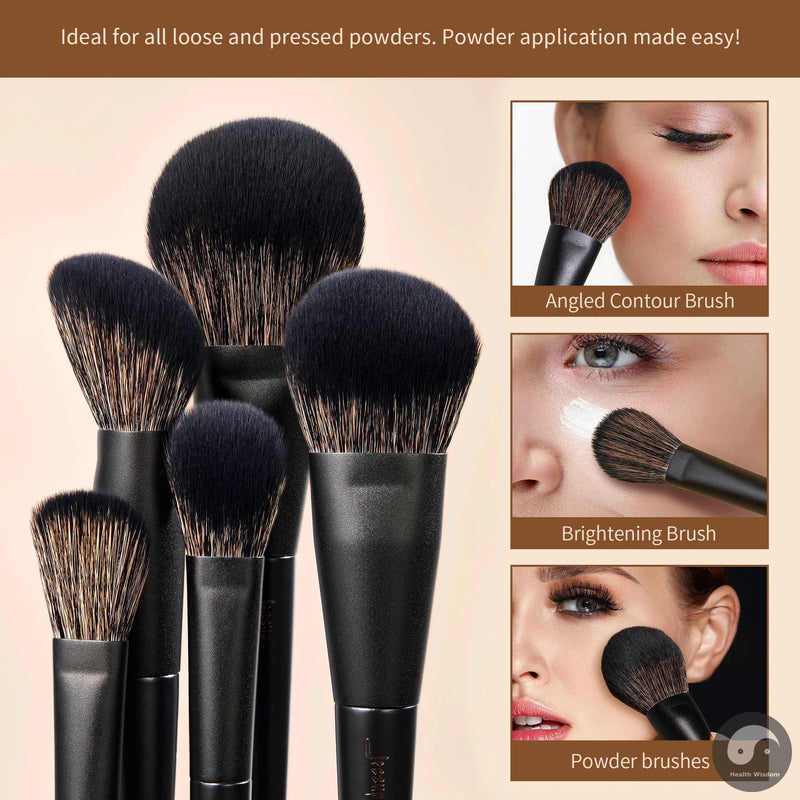 Makeup Brushes T336 with Pink Makeup Brushes Set 14pcs T495-Health Wisdom™