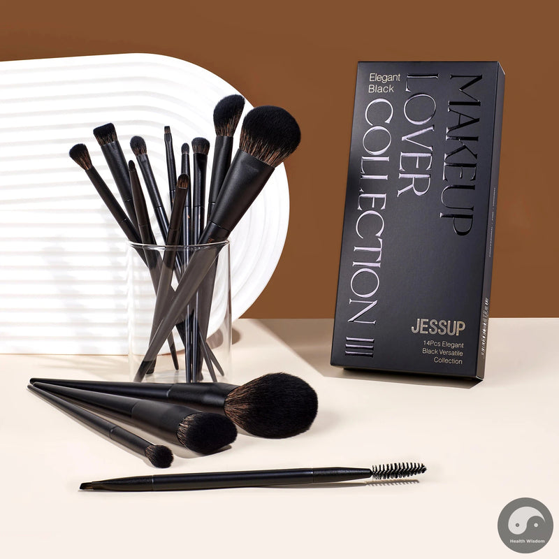 Makeup Brushes T336 with Pink Makeup Brushes Set 14pcs T495-Health Wisdom™
