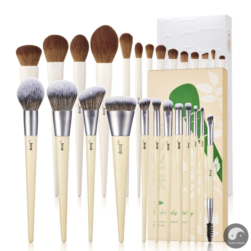 Makeup Brushes T336 with Pink Makeup Brushes Set 14pcs T495-Health Wisdom™