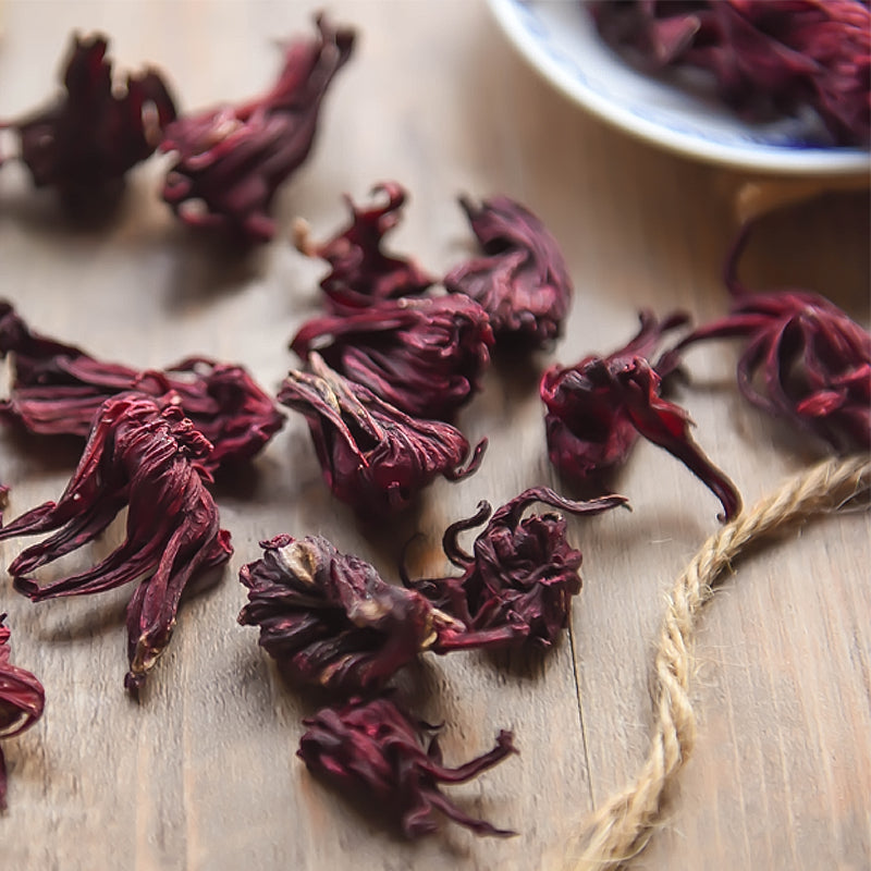 Mei Gui Qie 玫瑰茄, Flos Hibiscus Sabdariffa, Roselle Flower, Luo Shen Hua 洛神花-Health Wisdom™