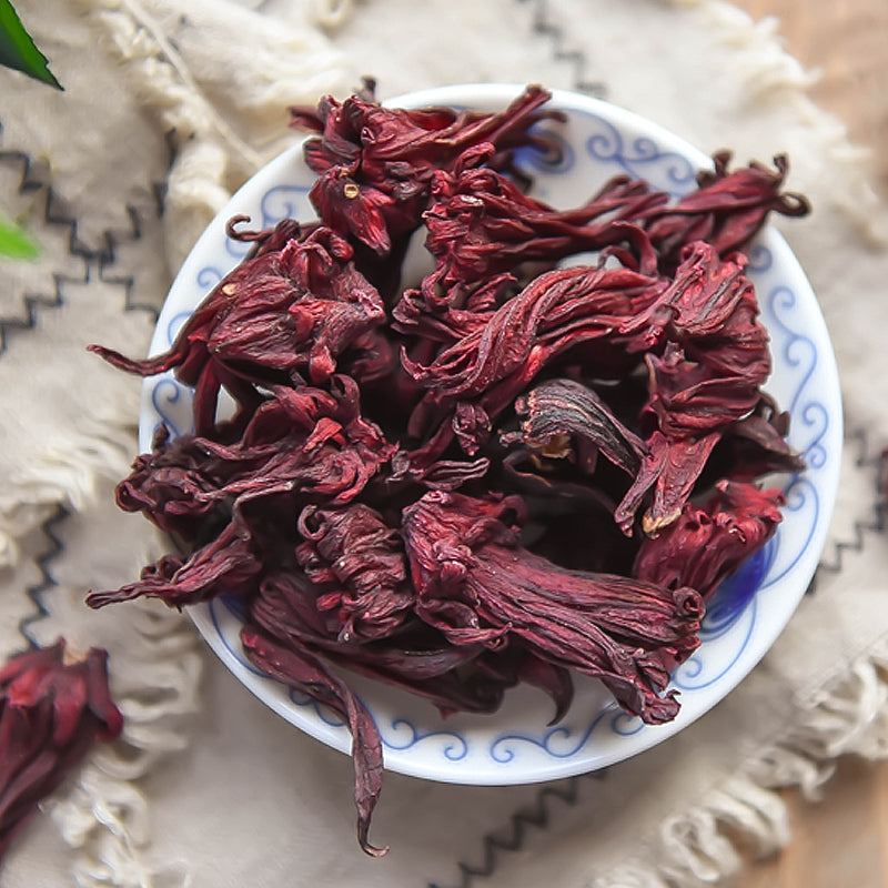 Mei Gui Qie 玫瑰茄, Flos Hibiscus Sabdariffa, Roselle Flower, Luo Shen Hua 洛神花-Health Wisdom™