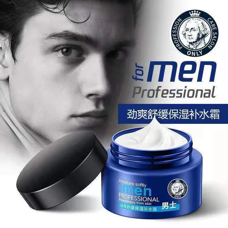 Men Moisturizing Face Cream Hydrating Oil Control Shrink Pores Acne Treatment Creams Men's Facial Cream Man Skin Care Products-Health Wisdom™