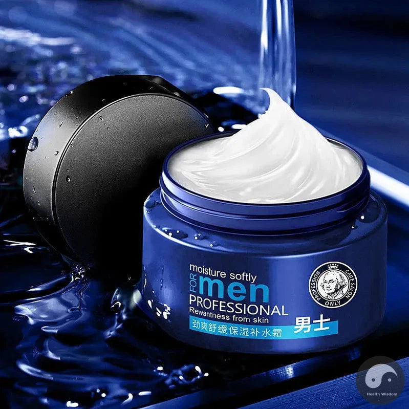 Men Moisturizing Face Cream Hydrating Oil Control Shrink Pores Acne Treatment Creams Men's Facial Cream Man Skin Care Products-Health Wisdom™