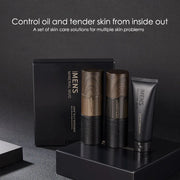 Men's Mineral Mud Skin Care Kit Deep Cleansing Oil Control Moisturizing Facial Cleanser Lotion Face Cream Men Skin Care Set-Health Wisdom™