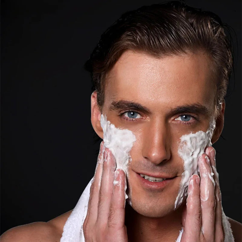 Men's Mineral Mud Skin Care Kit Deep Cleansing Oil Control Moisturizing Facial Cleanser Lotion Face Cream Men Skin Care Set-Health Wisdom™