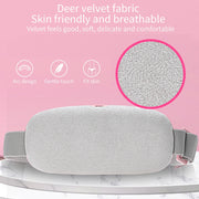 Menstrual Pain Relieve Kidney Belt Abdominal Heating Warm Palace Eletric Acupoints Massager USB Recharge Waist Vibrator-Health Wisdom™