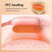 Menstrual Period Abdominal Thermal Massager Vibrator Belt Electric Heat Relief Pain Uterine Stomach Abdominal Waist Warming Pad-Health Wisdom™