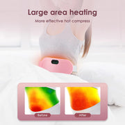 Menstrual Period Pain Relief Device 5-Level Heating Pad Eletric Massager Abdominal Vibrator for Women Physiotherapy Belly Warmer-Health Wisdom™