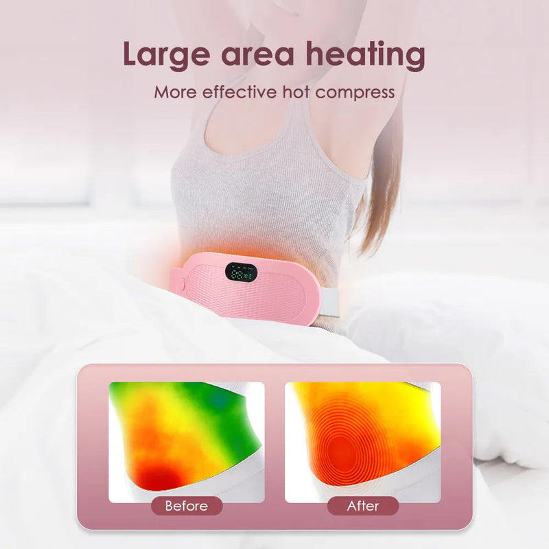 Menstrual Period Pain Relief Device 5-Level Heating Pad Eletric Massager Abdominal Vibrator for Women Physiotherapy Belly Warmer-Health Wisdom™
