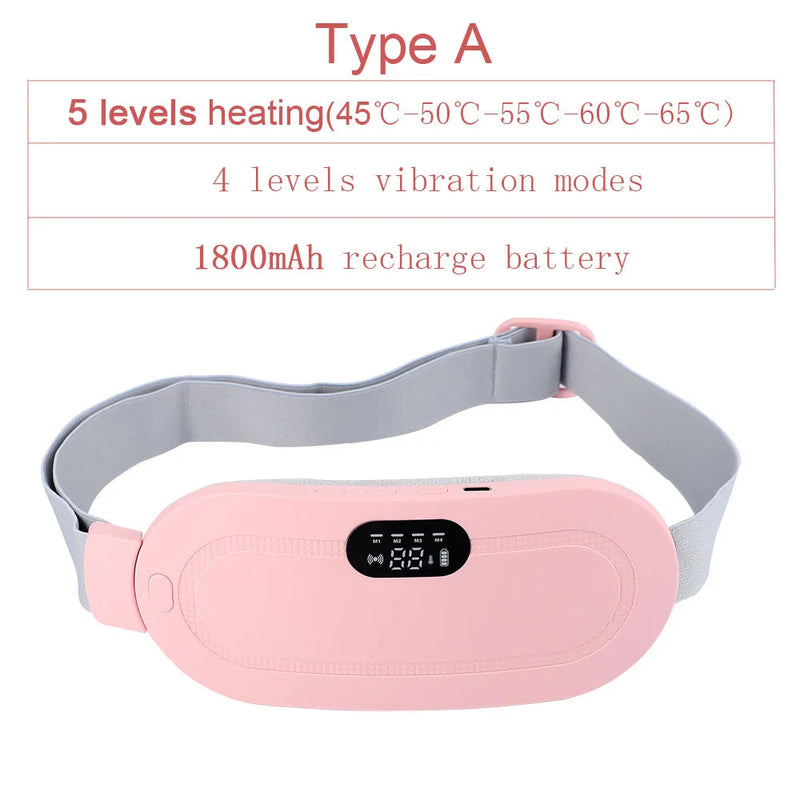 Menstrual Period Pain Relief Device 5-Level Heating Pad Eletric Massager Abdominal Vibrator for Women Physiotherapy Belly Warmer-Health Wisdom™