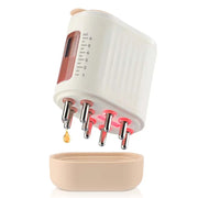 Microcurrent Head Scalp Massage Comb Head Scratcher LED Light Vibration 6ml Serum Oil Applicator Hair Growth Waterproof-Health Wisdom™