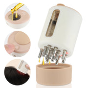 Microcurrent Head Scalp Massage Comb Head Scratcher LED Light Vibration 6ml Serum Oil Applicator Hair Growth Waterproof-Health Wisdom™