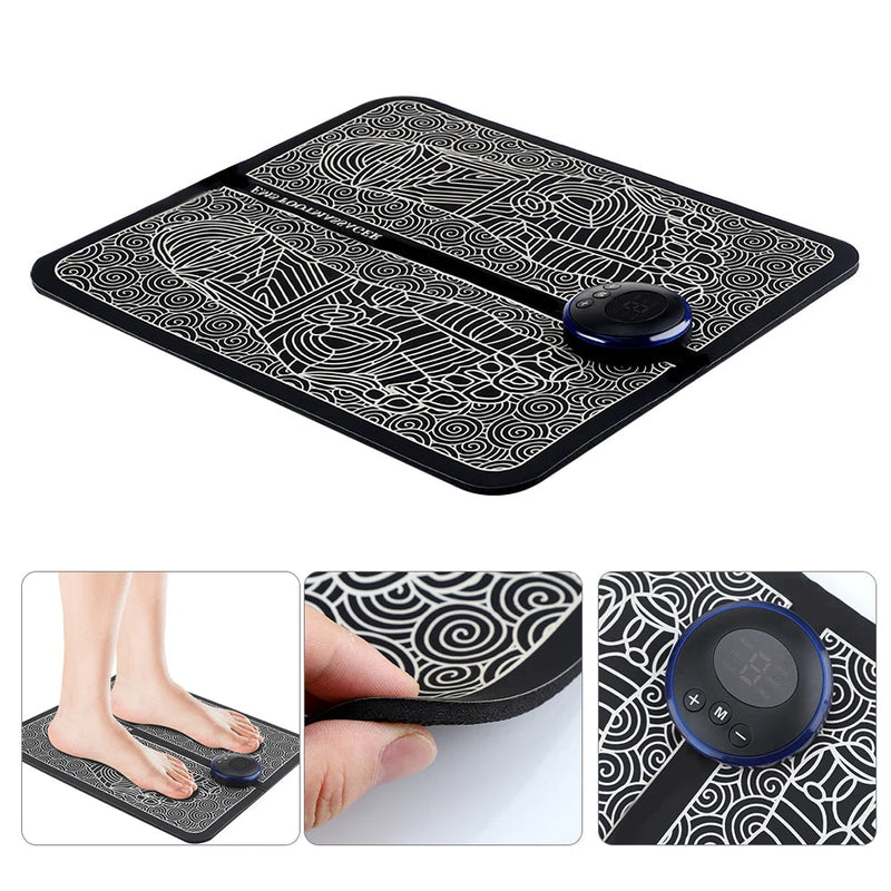 Motion Ciser Foot Massager Device Reflexology TENS Physiotherapy Electric Muscle Stimulator Circulation Booster for Feet and Leg-Health Wisdom™