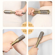 Moxa Therapy Brass Moxibustion Rod Body Warm Acupoint Meridian Massage Brozen Copper Stick Health Care-Health Wisdom™