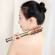 Moxa Therapy Brass Moxibustion Rod Body Warm Acupoint Meridian Massage Brozen Copper Stick Health Care-Health Wisdom™