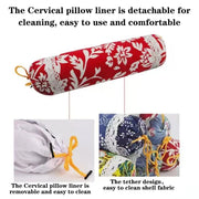 Mugwort Non-defrmation Cervical Pillow 780gMoxa Stem Physiotherapy Traction Health Care Neck Waist Massage Washable Shell Fabric-Health Wisdom™
