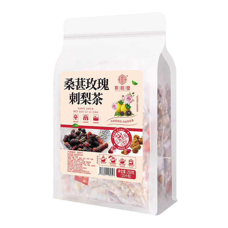 Mulberry Rose Prickly Pear Tea bag easy drink 25bags-Health Wisdom™