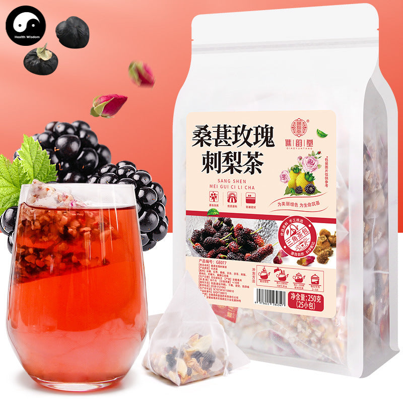 Mulberry Rose Prickly Pear Tea bag easy drink 25bags-Health Wisdom™