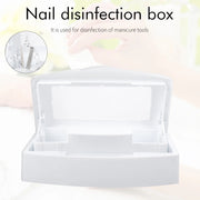 Nail Art Sterilizer Tray Disinfection Box Sterilizing Clean Nail Art Salon Manicure Implement Sanitize Equipment Cleaner Tools-Health Wisdom™