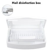 Nail Art Sterilizer Tray Disinfection Box Sterilizing Clean Nail Art Salon Manicure Implement Sanitize Equipment Cleaner Tools-Health Wisdom™