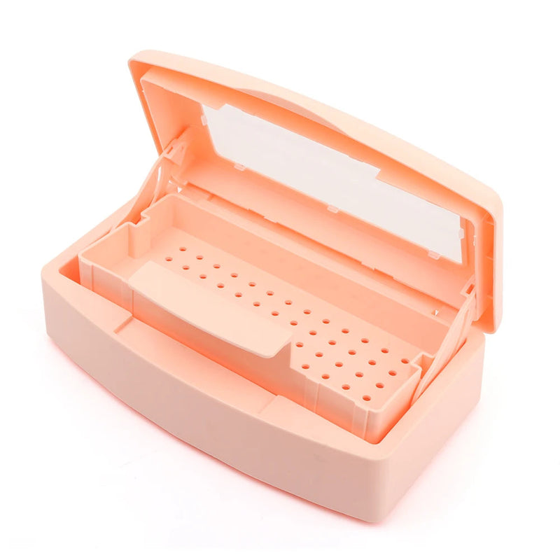 Nail Art Sterilizer Tray Disinfection Box Sterilizing Clean Nail Art Salon Manicure Implement Sanitize Equipment Cleaner Tools-Health Wisdom™