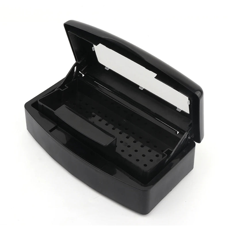 Nail Art Sterilizer Tray Disinfection Box Sterilizing Clean Nail Art Salon Manicure Implement Sanitize Equipment Cleaner Tools-Health Wisdom™