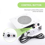 Nail Dust Collector Strong Vacuum Suction Table Desk Dust Cleaner Manicure Predicure Machine w/ Filter Nail Extractor Fan Salon-Health Wisdom™