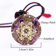 Natural Amethyst Orgone Pendant Chakra Necklace Women Men Healing Energy Orgonite Meditation Jewelry Amulet-Health Wisdom™